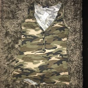 Camoflauge bodysuit/shorts